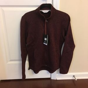 Orvis Marled Sweater Fleece Jacket Womens